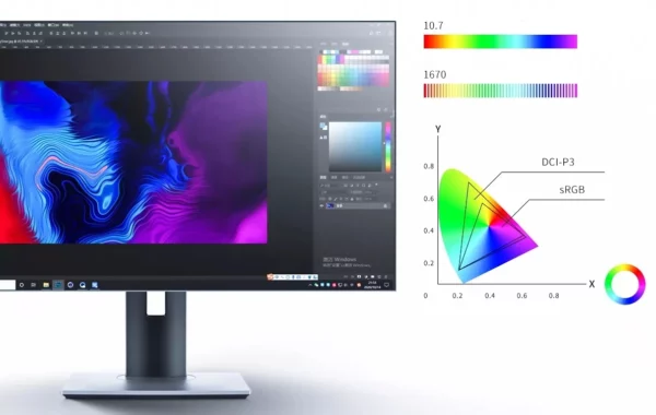 27 pouces FHD 2560*1440 100-240HZ 2K IPS affichage 27 "moniteur HDMI2.0 + VGA + PORT AUDIO écran de bureau avec support de levage pivotant HDR10 – Image 4