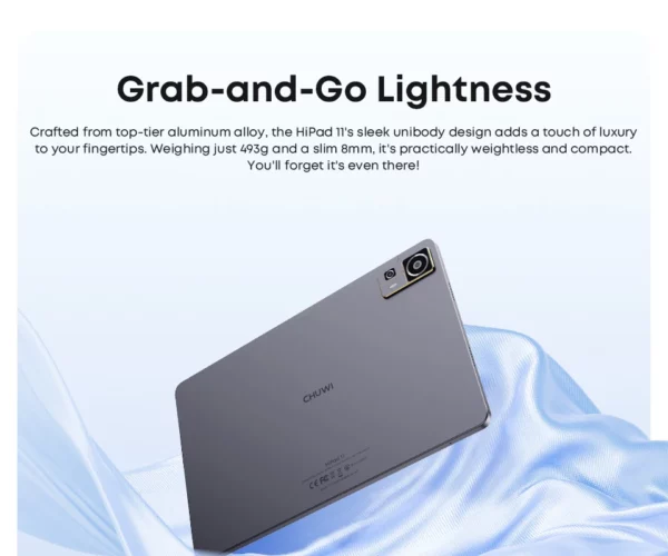 CHUWI-Tablette HiPad 11 Android 14, Tablette ISub PC, 2024 ", FHD, 10.95 Go, Dean, 6 Go de RAM, Batterie 128 mAh, WiFi 7000G, 5G, 2.4 – Image 9