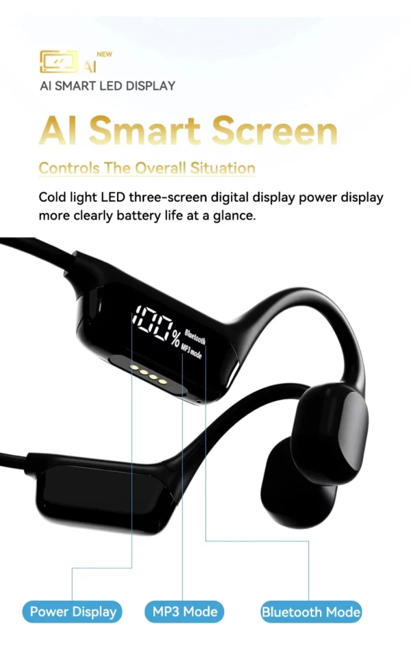Xiaomi Mijia – écouteurs à Conduction osseuse, Bluetooth, micro sans fil, étanche IP68, lecteur MP3, Hifi, pour natation, 32 go – Image 31