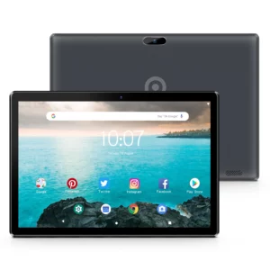 PRITOM – tablette PC 10 pouces, avec emplacement SIM, Android 10, 64 go, Quad Core, écran tactile, WiFi, GPS, prise en charge des appels téléphoniques 3G