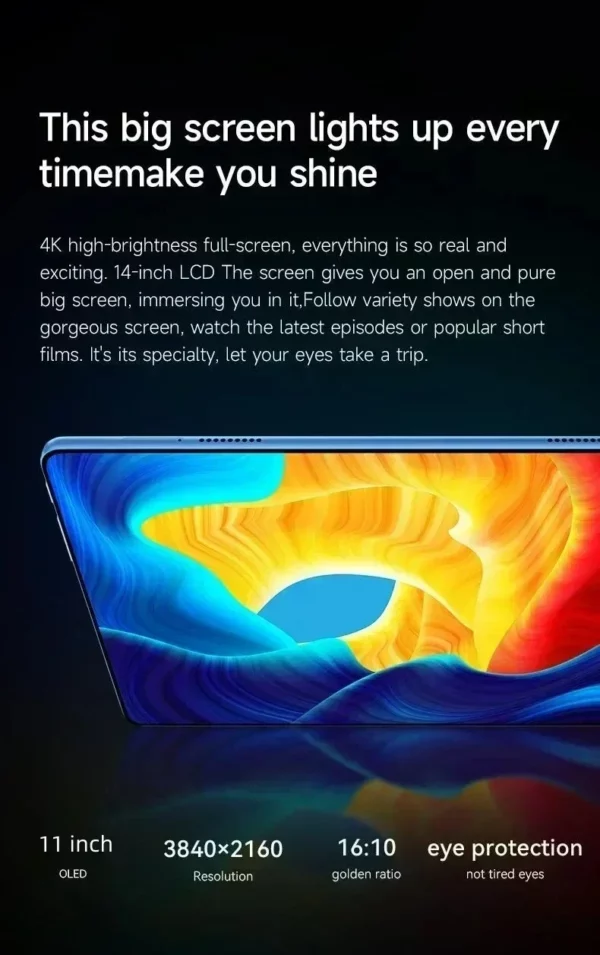 2025 Original iPad Air Pro tablette Android 14 Snapdragon 11 pouces HD 16GB + 1TB 20000mAh 5G double SIM Bluetooth WiFi GPS Tables – Image 25