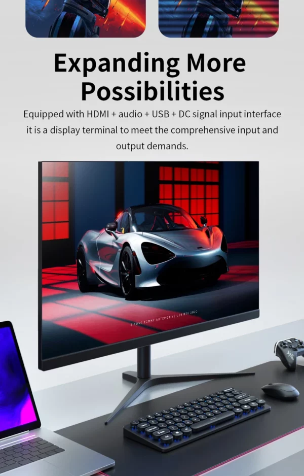 Moniteur de jeu G-sync 24/27 pouces, écran Ips Fhd 180hz 1k/2k, écran d'ordinateur de bureau – Image 16