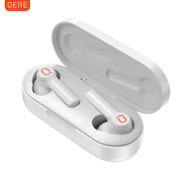 QERE E20 casque sans fil, TWS Bluetooth 5.3, Microphone HD, écouteurs HIFI, pilote 13mm, faible latence 68M, 4 micros, appel ENC, nouveau – Image 8