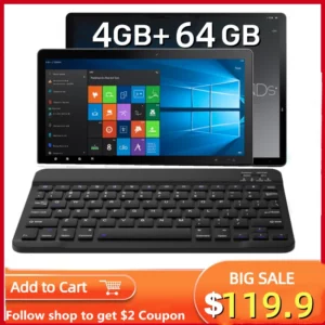 Tablette PC Windows 11, 4 go de RAM, 64 go de ROM, 10.1 pouces, 64 bits, avec clavier AR40, Compatible HDMI, 1920x1200, WIFI x5-Z8350, meilleures ventes