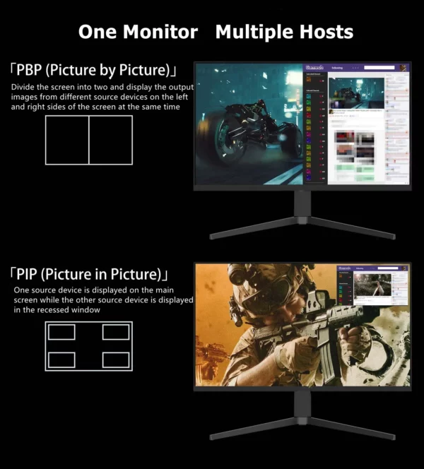 FYHXels32-Écran LED UHD pour ordinateur de bureau, moniteur PC IPS, écran d'ordinateur de jeu, technologie FreeDiviG-Divig, 32 pouces, 4K, 144Hz, 3840x2160 – Image 5