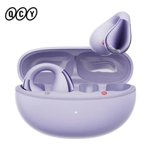 QCY Crossky-Écouteurs à clip d'oreille C30, Bluetooth 5.4, sans fil, oreille ouverte, écouteurs de sport TWS, écouteurs à connexion touristique – Image 17