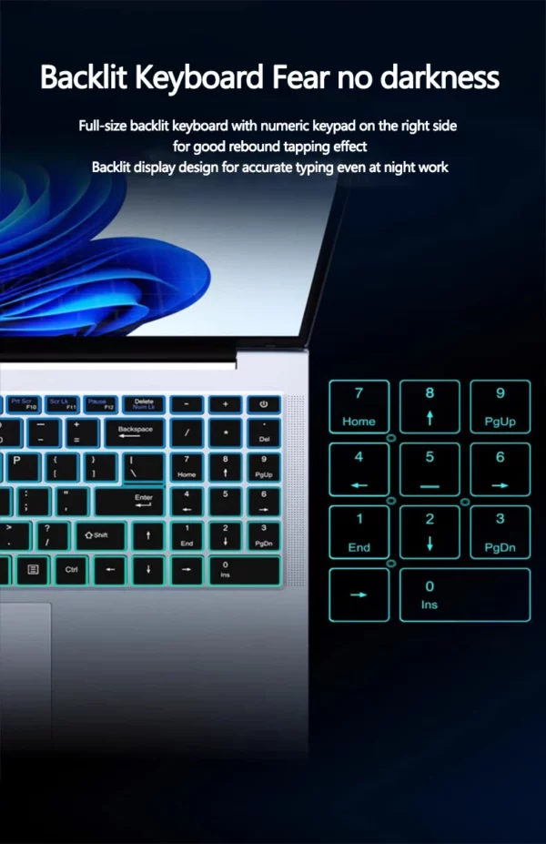 Ordinateur portable 16 pouces Intel Core I9-11900H 32 go DDR4 2 to SSD déverrouiller par empreinte digitale 8 cœurs 16 fils 4.9 GHz Wifi6 HD caméra ordinateur – Image 21