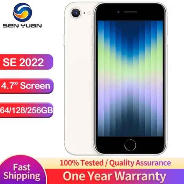 Apple iPhone SE 2022 se2022 SE3 4.7 "4G RAM 64GB/128GB/256GB ROM A15 puce bionique 12MP caméra empreinte digitale originale iphone se