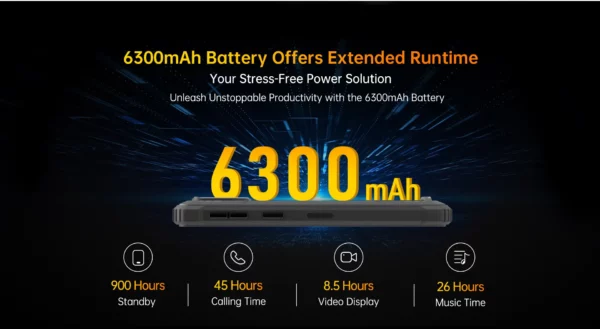Oukitel NipRugged T606 Octa-Core NDavid Android 14 Smartphone, téléphone portable, téléphone portable, 6 pouces HD +, 4 Go de RAM, 64 Go, Dean, appareil photo 13MP, 6300mAh – Image 13