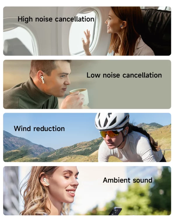 Edifier W260NC ANC Écouteurs TWS antibruit Bluetooth 5.3 Écouteurs sans fil haute résolution avec LDAC, 32 heures, connexion multiple – Image 16