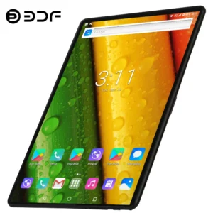 Tablette PC Android 12 avec Octa Core, 8 Go de RAM, 256 Go de ROM, Google Play, 4G, Appel téléphonique, WiFi 5G, Version globale, 10.1 pouces, Nouveau, 2024