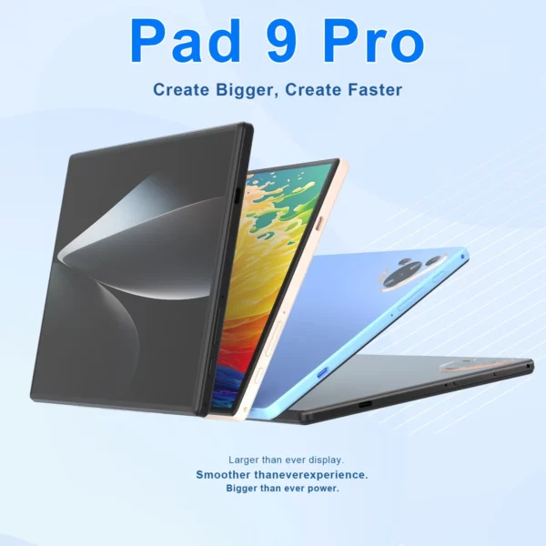 Tablette Pad 9 Pro avec écran HD, Android 13, 10.1 pouces, 16 Go + 1024 Go, Snapdragon 8Gen2, Xioami Global, 10000mAh, 5G, Touriste, EpiWIFI, Original – Image 15