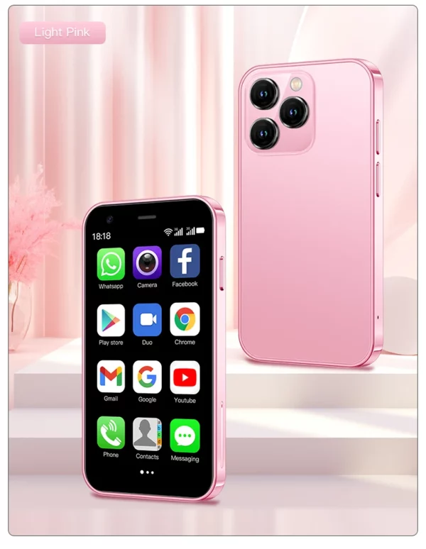 SERVO Mini Smartphone 3 "écran HD système Android 2GB RAM 16GB ROM Play Store 3G WCDMA cellulaire Super petits téléphones mobiles bon marché – Image 45