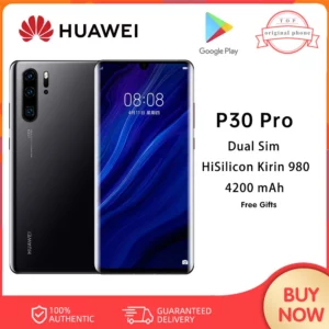HUAWEI P30 Pro Smartphone téléphone Android 6.47 ''256GB 40MP + 32MP téléphones portables double SIM Google Play Store téléphone portable Version mondiale