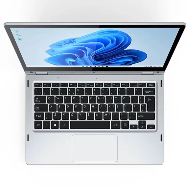 Ordinateur portable 11,6 pouces Intel Celeron N4020 360 °   Flips Écran tactile pour caméra HD 6 Go DDR4 2 To SSD 4500 mAH 2,8 GHz Tablette légère – Image 21
