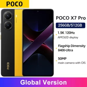 Xiaomi-Smartphone POCO X7 Pro, Version Globale, Dimrespondante 8400-Ultra, 6000mAh, 90W HyperCharge, Écran AMOLED 6.67 Pouces, NDavid, HyperOS 2