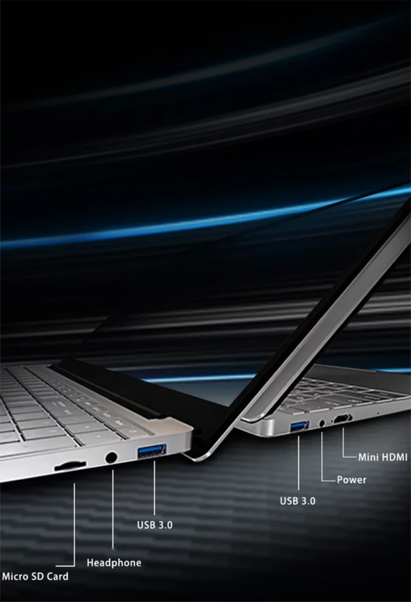 Ordinateur Portable Intel 15.6 pouces, Windows 11 10 Pro, 1920x1080, bon marché, 16 go de RAM, 128 go/256 go/512 go/1 to, SSD, Port HDMI – Image 23