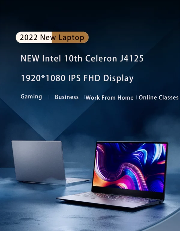 Ordinateur portable Intel débloqué par empreinte digitale, 15.6 pouces, Windows 10, 11 Pro, IPS, 12 Go de RAM, 128 Go, 256 Go, 512 Go, 1 To, SSD, ordinateur portable HDMI – Image 11