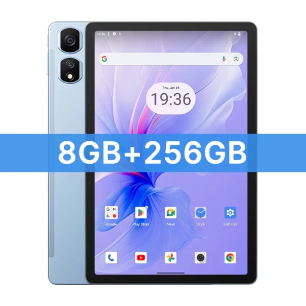Tablette Blackview Tab 16 Pro  8 Go + 256 Go Écran 11'' FHD + Batterie 7700 mAh Android 14 Widevine L1 Unisoc T616 Tablette PC – Image 8