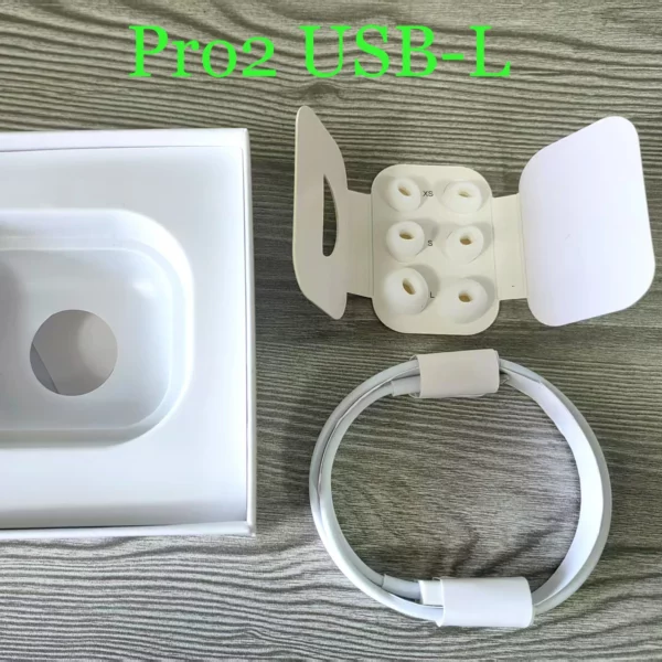 Écouteurs sans fil Bluetooth ANC, écouteurs pour airpods pro2, réduction du bruit, écouteurs de sport, casque d'origine Ios18 – Image 4