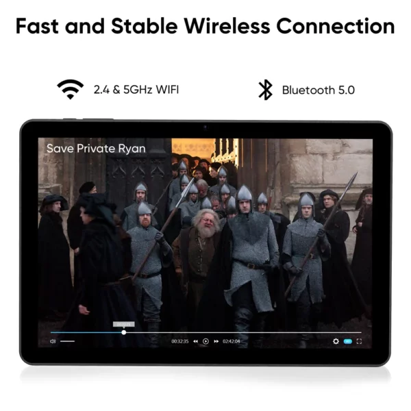 Tablette Android 14 CWOWDEFU, 10,1 pouces, Octa-core 8 Go de RAM 128 Go de ROM, 6000 mAh, Type-C, certifiée Google, Wifi6, caméras 5MP + 8MP, tablette PC – Image 19