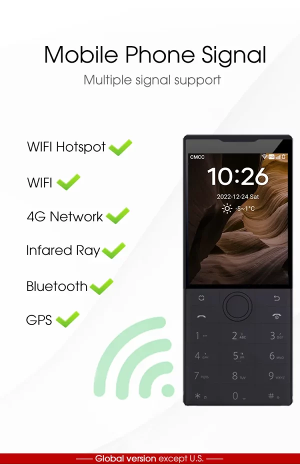 Téléphone intelligent à écran tactile Android 11 sans caméra, version Google F22, 2 Go + 16 Go, WiFi + 2.8 pouces, MTK6739, économiser de l'argent – Image 25