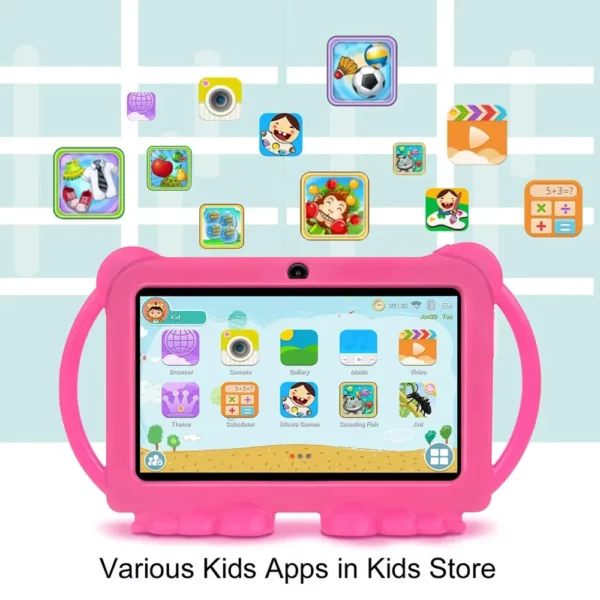 2025 nouveau 7 pouces 5G WIFI tablette pour enfants 4GB RAM 64GB ROM Mini tablette Portable Quad Core double caméra 4000mAh Android 13 – Image 7
