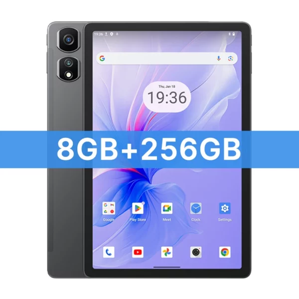 Tablette Blackview Tab 16 Pro  8 Go + 256 Go Écran 11'' FHD + Batterie 7700 mAh Android 14 Widevine L1 Unisoc T616 Tablette PC – Image 7