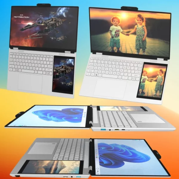 Ordinateur portable avec processeur Intel N100, écran tactile IPS, 4 cœurs, 4 fils, 3.4GHz, 15.6 pouces, IPS 2K, écran étroit à quatre côtés, 7 pouces – Image 4