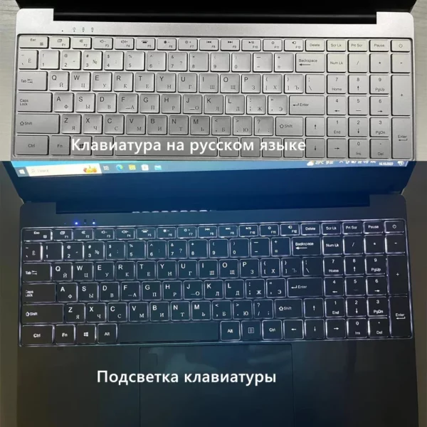 2025 ordinateur Portable 15.6 pouces écran IPS 16GB RAM Intel Celeron 11th N5095 Netbook Windows 10 11 Pro bureau ordinateur Portable – Image 3