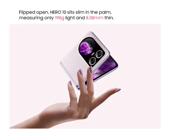 Blackview HERO 10-Smartphone avec Écran Pliant AMOLED de 6.9 Pouces, 12 Go de RAM et 256 Go de ROM, Caméra MTK 108MP, Helio G99, Première Mondiale – Image 17