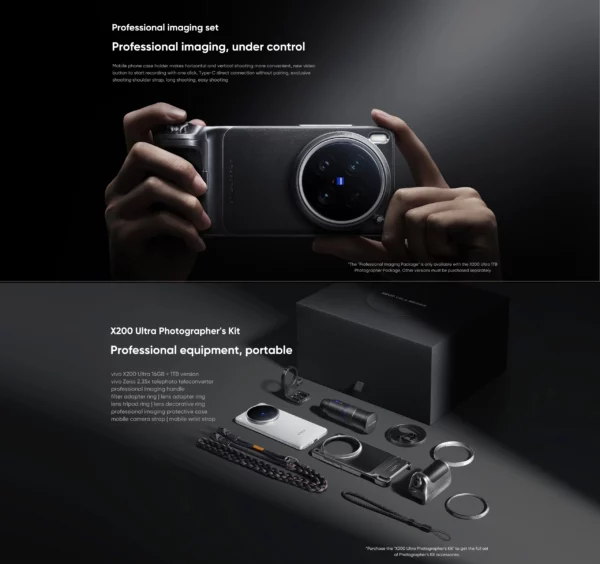 VIVO X200 Ultra 5G Smartphone Snapdragon 8 Elite 6.82 ''AMOLED LCD 6000mAh 90W Charge Flash 50MP + 200MP caméra NFC Android 15 – Image 20