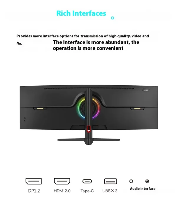 Moniteur 49" 4K 3840*1600 Ultra WQHD – Image 5