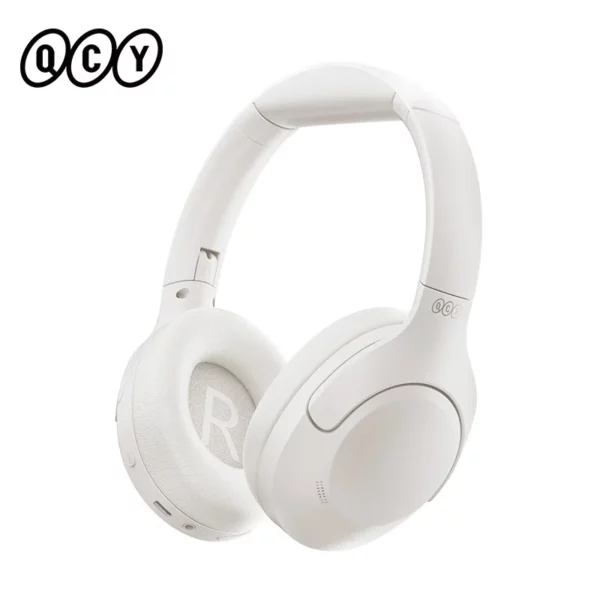 QCY-Écouteurs sans fil et filaires H3 Lite ANC, Bluetooth 5.3, casque supra-auriculaire pliable, son HIFI, 60 heures de lecture, écouteurs pour touristes allergiques – Image 7