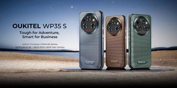 Oukitel WP35 S téléphone robuste 6GB + 256GB 11000mAh téléphones portables androids NFC 48MP caméra arrière Smartphone téléphone d'affaires – Image 12