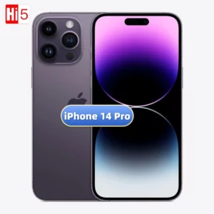 Apple iPhone 14Pro 5G double eSIM 6.1 "Face ID NFC A16 6GB RAM 128 et 256GB ROM 48Mp Original véritable Super Retina OLED téléphone utilisé
