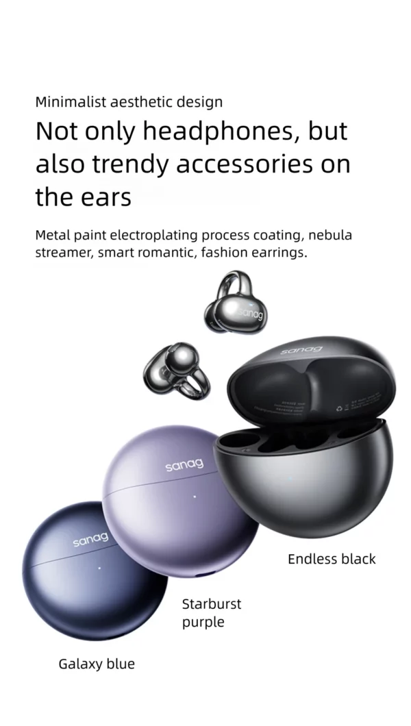 Sanag S6S pince gratuite écouteur à oreille ouverte son 3D casque Bluetooth OWS Sport casque sans fil choix Flash-vente cadeau écouteurs – Image 35