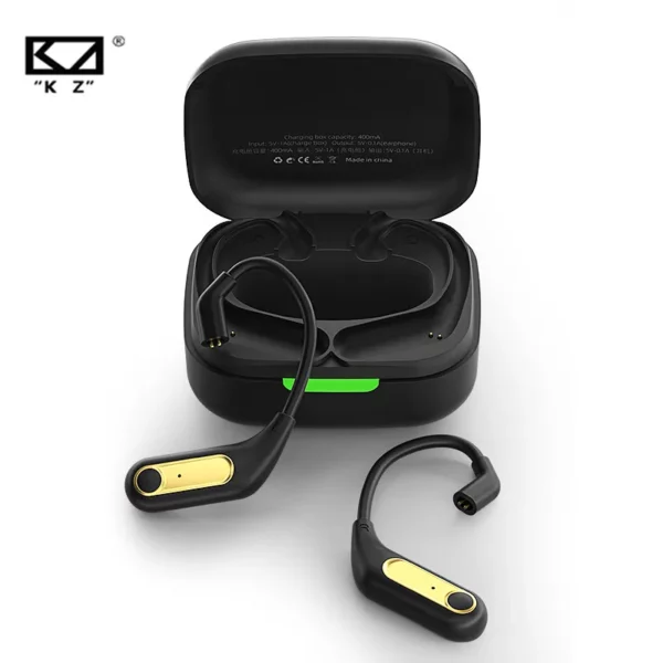 KZ – écouteurs sans fil Bluetooth AZ15, mise à niveau, câble 5.2, crochet d'oreille sans fil avec étui de chargement, AZ09 PRO AZ10 Z1PRO Z3