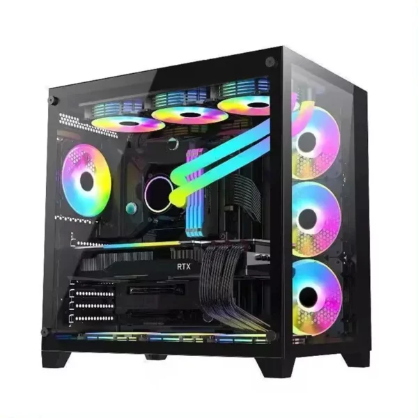 Produits les plus populaires Pc de jeu I3 12100f Gamer d'affaires I3 PC de bureau tout-en-un 16G DDR4 M.2 RX580 H610M Pc de jeu reconstruit pour ordinateur – Image 4