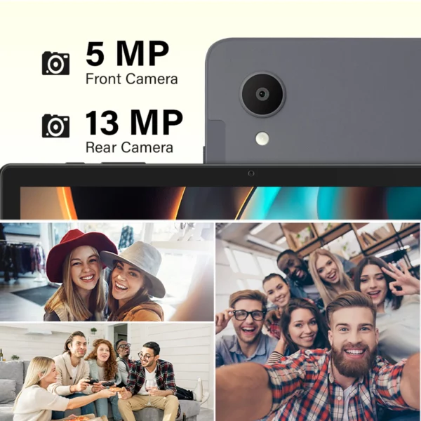 ANRY 10.95 pouces HD tablette Android 15 12GB RAM 128 ROM 2.4G/5G WiFi T606 octa-code 8000mAh tablettes Android avec étui – Image 12