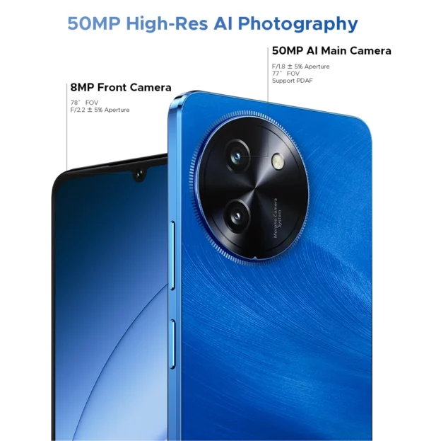 DOOGEE Note59 Pro + 5G Smartphone Android 15 Version mondiale 6250mAh batterie 6.75 ''120Hz affichage 12GB 512GB téléphone portable NFC – Image 31