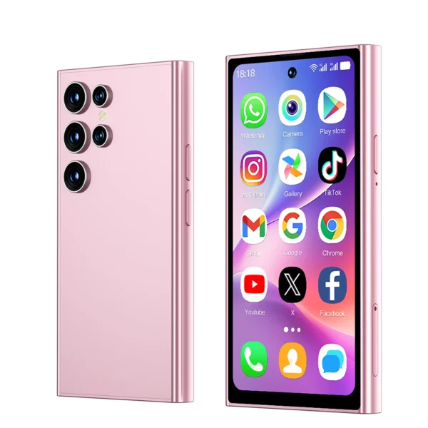 SERVO S27 Mini réseau 3G petit Smartphone 4.0 pouces affichage 2GB RAM 16GB ROM double SIM reconnaissance faciale Android petits téléphones intelligents – Image 8