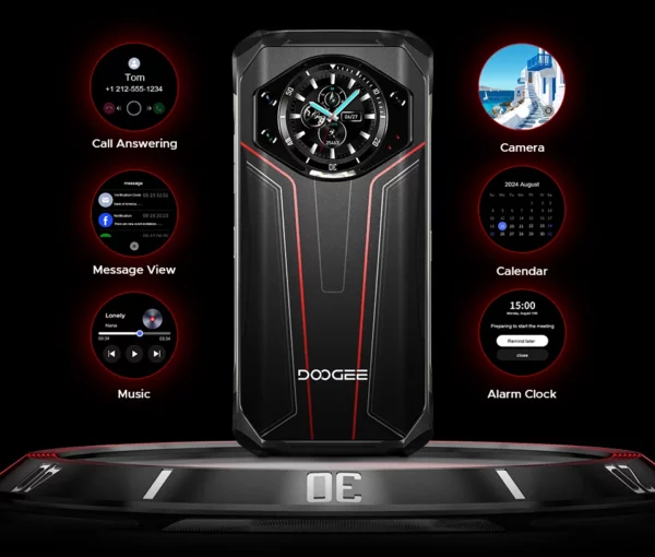 Doogee-Téléphone robuste S119, écran IPS FHD + 6.72 ", 8 Go, 512 Go, caméra principale AI 100MP, batterie 10200mAh, 33W, Android 14, NDavid, première mondiale – Image 18