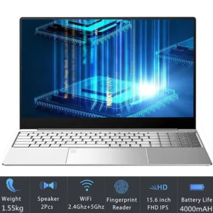 Ordinateur portable Intel bon marché avec port HDMI, ordinateur portable 15.6 pouces, Windows 11, 10 Pro, 1920x1080, D4, 12 Go de RAM, 128 Go, 256 Go, 512 Go, 1 To SSD