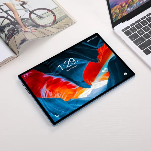 Nouveau Tablette Pc 10.1 pouces, 4 go de RAM, 64 ROM, prend en charge les appels vidéo, double caméra, Google Octa core, Android 11.0, batterie 5000mAh – Image 12