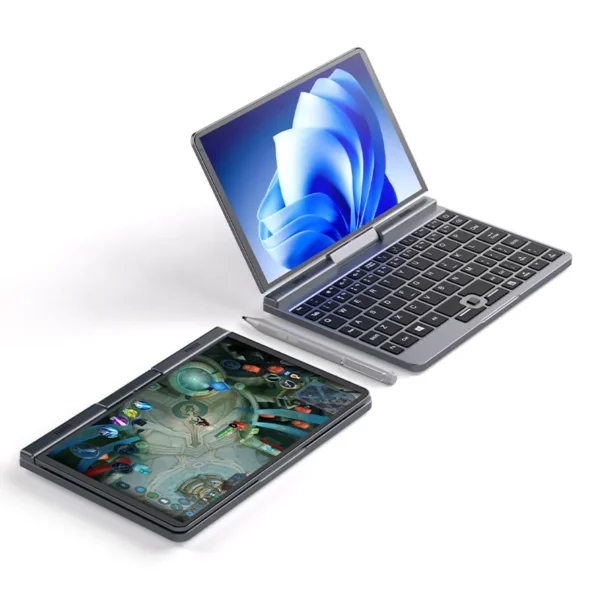 CRELANDER P8 Mini ordinateur portable de jeu 8 pouces écran tactile Intel Alder Lake N150 12GB DDR5 Windows 11 WiFi 6 petit ordinateur portable de poche – Image 7