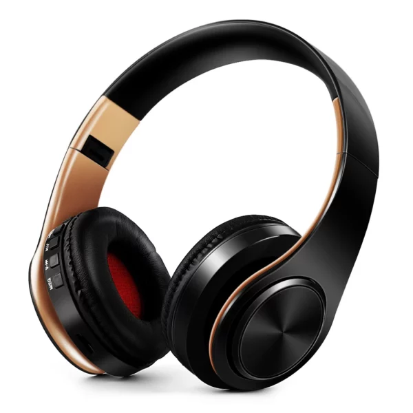 Écouteurs stéréo HIFI Bluetooth avec micro, casque de musique, FM, prise en charge de la carte TF, téléphone de sauna, mobile, Xiaomi, iPhone, tablette Samsung – Image 12