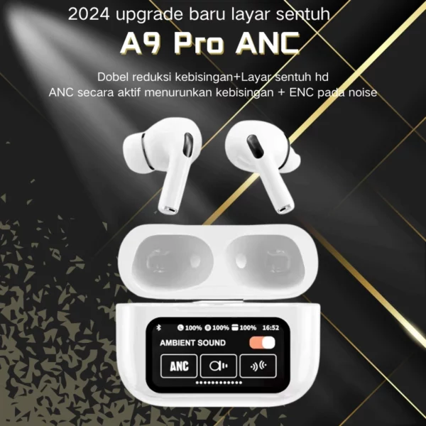 Nouveau pour Sooyn écouteurs Audio portables bluetooth sans fil contrôle par application originale temps de travail 68 heures réduction du bruit A9 pro LZ-G4 – Image 2