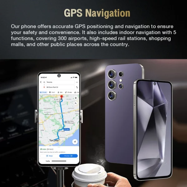 S24 +, Smartphone Android, 6.8 pouces, 3 Go de RAM 32 Go de ROM, caméra 5 + 13 MP, téléphones portables, Google Play Store, double SIM, téléphones portables – Image 18