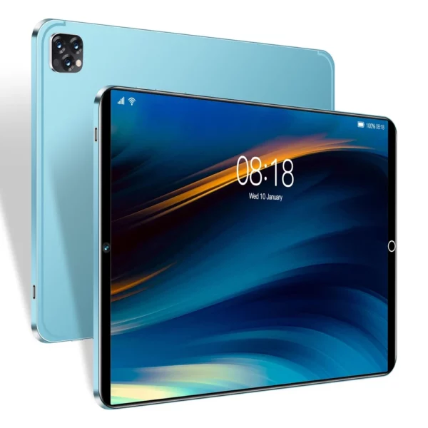 Tab-Tablette Android Version Globale de 10.1 Pouces, 8 Go + 256 Go, Dean, 12/8000mAh, Processeur 10 Cœurs, Prise en Charge 4G/5G, Google Play, Originale, 2024 – Image 4